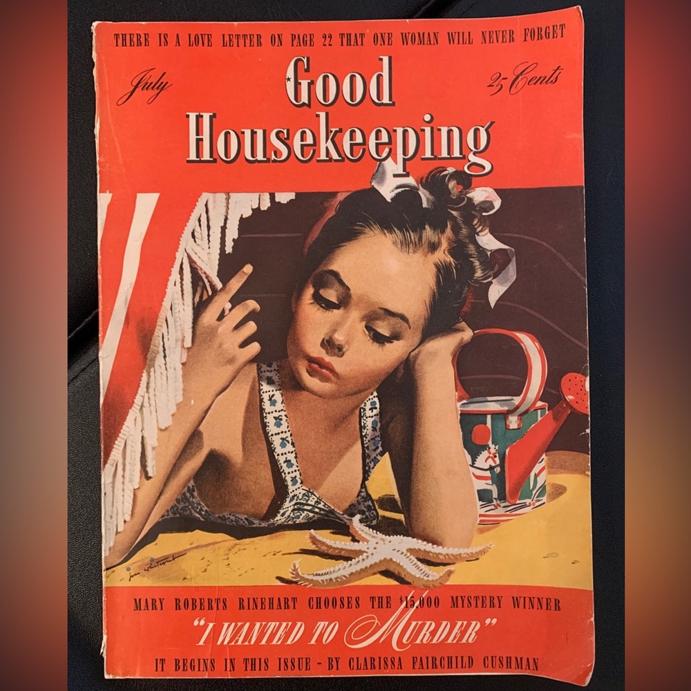 Vintage Good Housekeeping Magazine July 1940’s